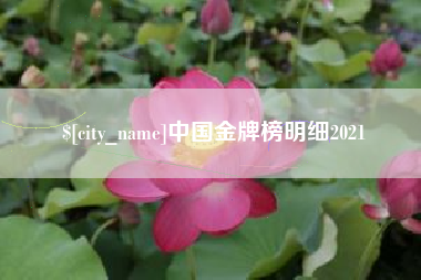 沈阳中国金牌榜明细2021