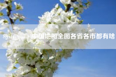 沈阳中国地图全图各省各市都有啥