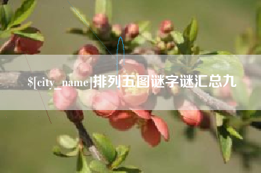 沈阳排列五图谜字谜汇总九