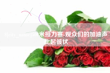 沈阳500米接力赛-观众们的加油声此起彼伏