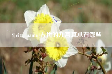 沈阳古代的九宫算术有哪些