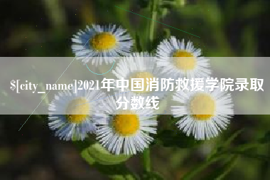 沈阳2021年中国消防救援学院录取分数线