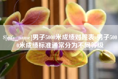 沈阳男子5000米成绩对照表-男子5000米成绩标准通常分为不同等级