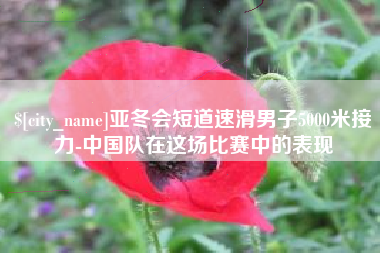 沈阳亚冬会短道速滑男子5000米接力-中国队在这场比赛中的表现