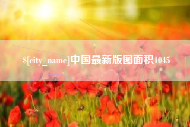 沈阳中国最新版图面积1045