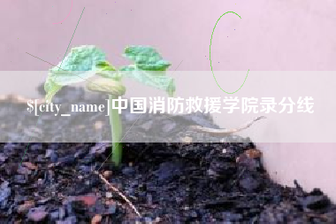 沈阳中国消防救援学院录分线