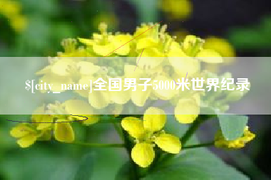 沈阳全国男子5000米世界纪录
