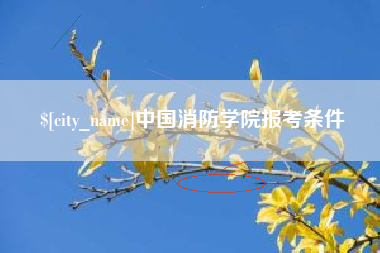 沈阳中国消防学院报考条件