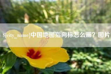 沈阳中国地图指向标怎么画？图片
