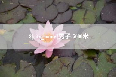 沈阳男子 5000米