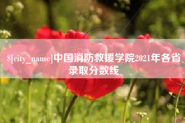 沈阳中国消防救援学院2021年各省录取分数线