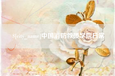 沈阳中国消防救援学院日常