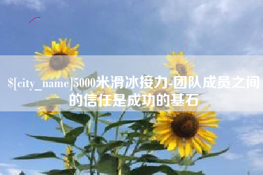 沈阳5000米滑冰接力-团队成员之间的信任是成功的基石