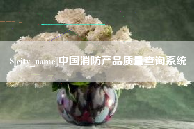 沈阳中国消防产品质量查询系统