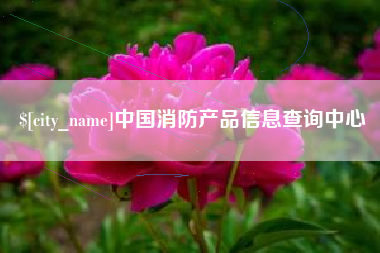 沈阳中国消防产品信息查询中心