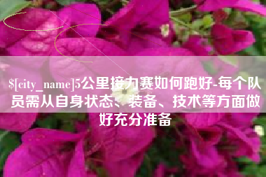 沈阳5公里接力赛如何跑好-每个队员需从自身状态、装备、技术等方面做好充分准备