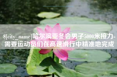 沈阳哈尔滨亚冬会男子5000米接力-需要运动员们在高速滑行中精准地完成