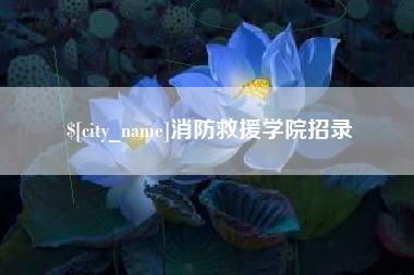 沈阳消防救援学院招录