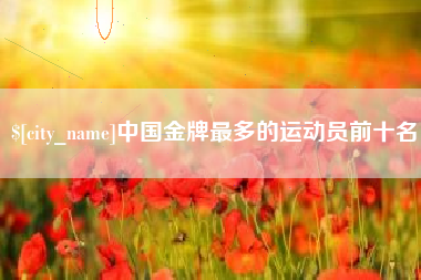 沈阳中国金牌最多的运动员前十名