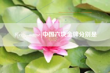 沈阳中国六块金牌分别是
