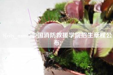沈阳中国消防救援学院招生章程公布!